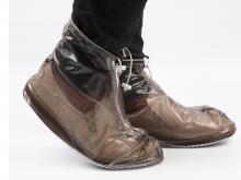 一次性鞋套白底